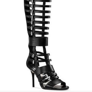 NIB. Michael Kors Wesley black boot.  Size: 11